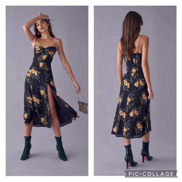 Reformation Juliette Midi Dress in Petit Jardin Size 4 - Picture 9 of 12